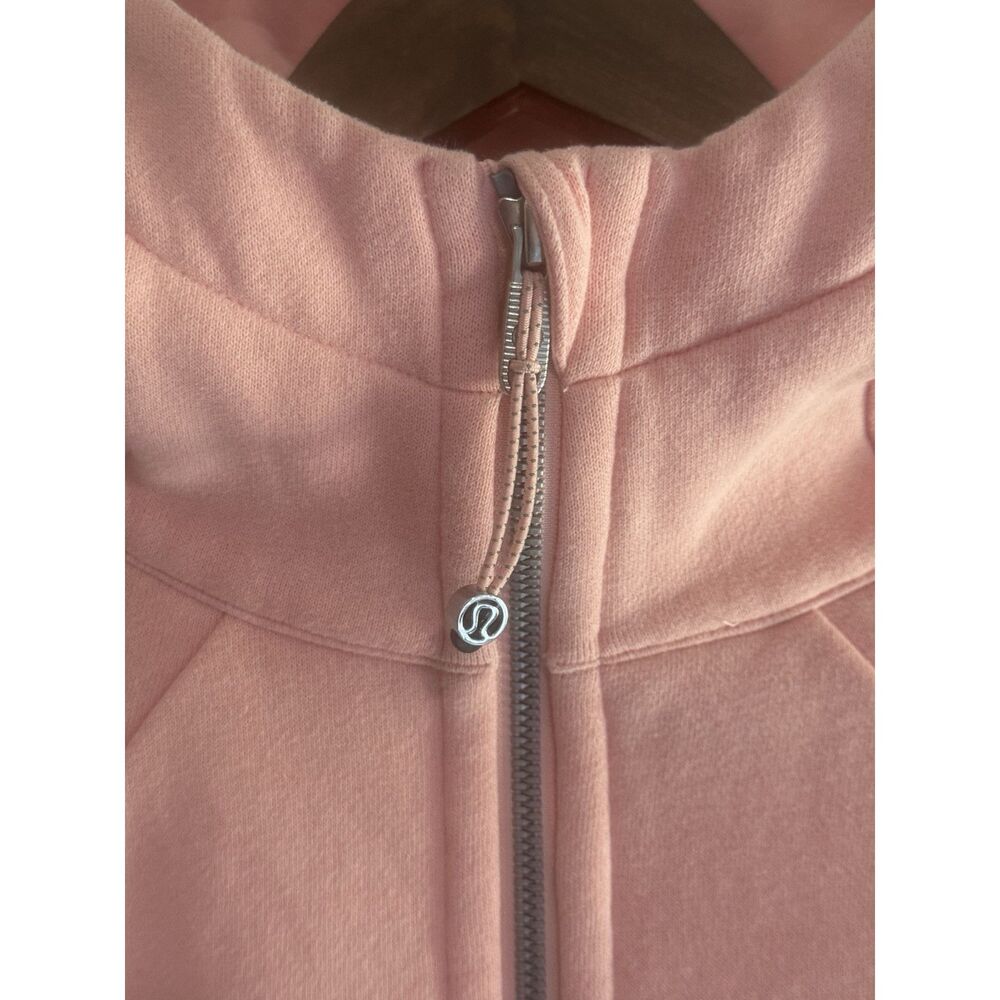 Lululemon Scuba Full Zip Hoodie Jacket Strawberry Milkshake Athletic Thumbhole 6 - Picture 3 of 16